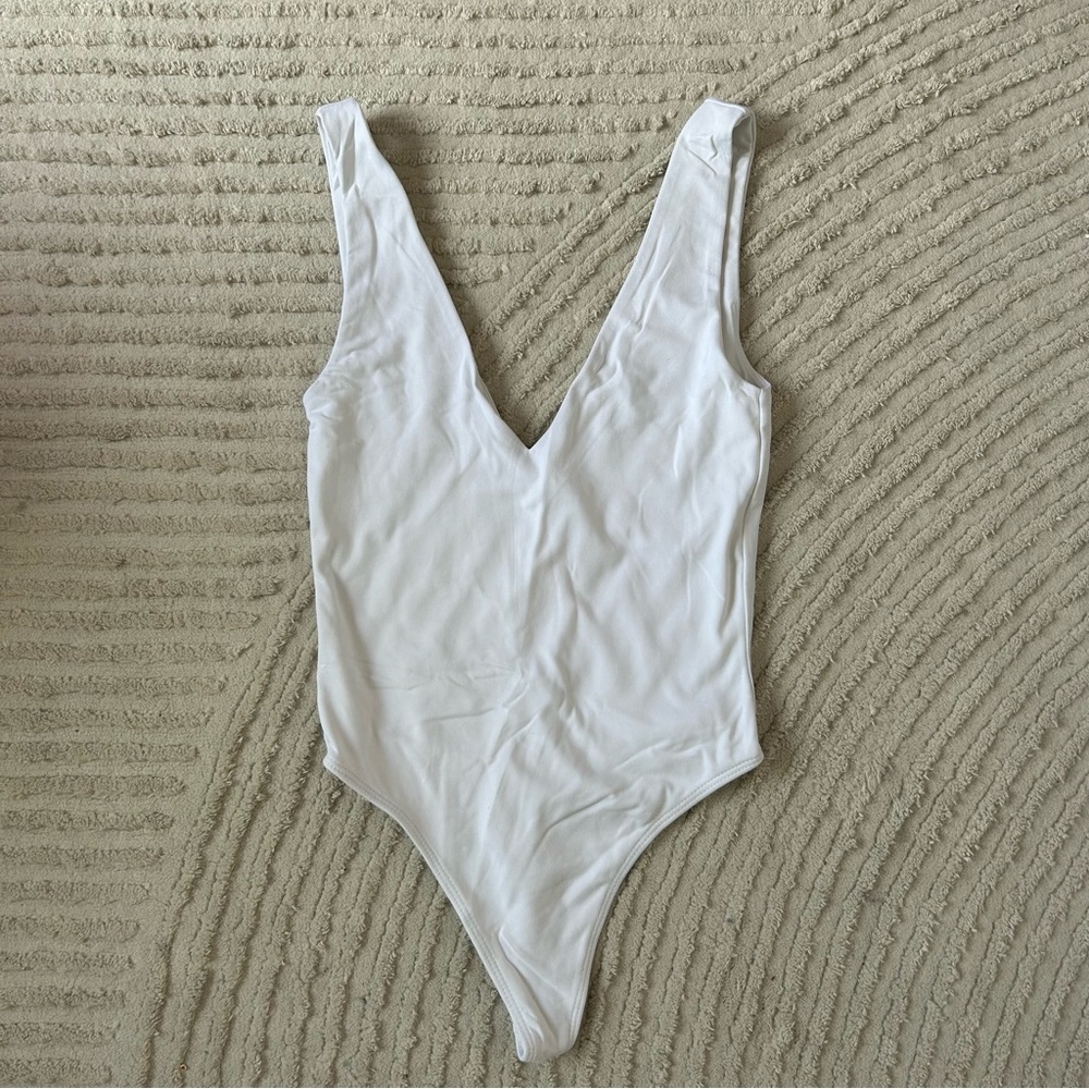 Aritzia White Bodysuit